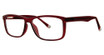 Modern Plastics II Eyeglasses Relevant burgundy