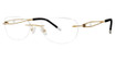 Modz Titanium Eyeglasses Etiquette gold