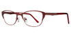 Affordable Designs Eyeglasses Jenelle Burgundy