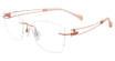 Line Art Eyeglasses XL 2117 Rose Gold/RG