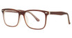 Zimco Eyeglasses Attitudes 42 Brown Rubber