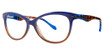 Leon Max Eyeglasses Leon Max 4054 Navy/Brn Fade/272