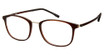 VÄRi Eyeglasses VR16 Brown Tran/Gold Bridg/C35