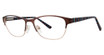 Genevieve Boutique Eyeglasses Sublime Matte Brown/Gold
