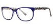 Modern Plastics II Eyeglasses Attract Navy