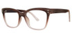 Modern Plastics I Eyeglasses Identity Brown Matte