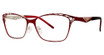 GB+ Eyeglasses Generous Matte Burgundy