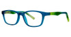 Modern Plastics II Eyeglasses Vibrant Teal Matte