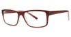 Modern Plastics I Eyeglasses Halftime Brown Matte