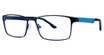 Modz Titanium Eyeglasses Valor Matte Navy
