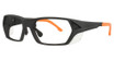 Hudson Optical Eyeglasses W1 Black with Orange w/CLR SS/BLKO