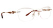 Totally Rimless Eyeglasses Arabella(277) Rose Gold/RSGD