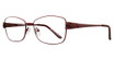 Global Optique Eyeglasses LP029 BURGUNDY