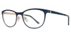 Buxton Eyeglasses BX306 Blue/BLUE