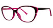 Modern Times Eyeglasses Fearless black/fuchsia
