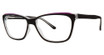 Modern Plastics I Eyeglasses Between black/plum