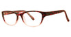 Modern Plastics I Eyeglasses Jocelyn burgundy tortoise matte fade