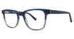 Deja Vu Eyeglasses 9023 Blue Demi/Gray