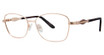Avalon Collection Eyeglasses 5076 Rose Gold/Burgundy
