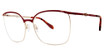 Leon Max Eyeglasses Leon Max 4074 Red/Gold/86