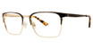 Randy Jackson Eyeglasses Randy Jackson Limited Edition X141 Black/Gold/235