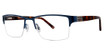 Randy Jackson Eyeglasses Randy Jackson 1098 Navy/300