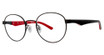 Shaquille O'Neal Eyeglasses Shaquille O'Neal 514M Black Red/239