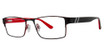 Shaquille O'Neal Eyeglasses Shaquille O'Neal 515M Black Red/239
