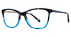 GB+ Eyeglasses Flirtatious blue tortoise/silver