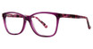Genevieve Paris Design Eyeglasses Naomi plum