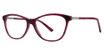 Genevieve Paris Design Eyeglasses Impromptu plum