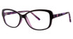 Modern Plastics I Eyeglasses Factor plum/crystal