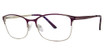 GB+ Eyeglasses Compelling matte plum/silver