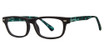 Modern Plastics II Eyeglasses Cowboy black/green matte