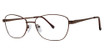 Modern Metals Eyeglasses Aware matte brown