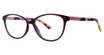 Gloria by Gloria Eyeglasses Gloria By Gloria Vanderbilt 4068 Eggplant/94