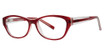 Parade Eyeglasses 1772 Burgundy Crystal