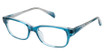 New Globe Eyeglasses L4084-P Teal/TEAL