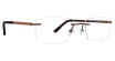 Totally Rimless Eyeglasses Bypass(302) Brown/BRWN