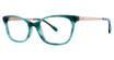 Lilly Pulitzer Eyeglasses Selma Teal In The Details/TE