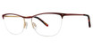 Via Spiga Eyeglasses Via Spiga Jordana Red/Gold/910