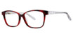 Vera Wang Eyeglasses Evonne Scarlet/SC