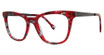 Fashiontabulous Eyeglasses 10x256 burgundy tortoise/black