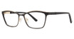 Modern Art Eyeglasses A608 matte black/gold