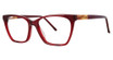 Genevieve Boutique Eyeglasses Kinsley burgundy/honey