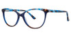Genevieve Boutique Eyeglasses Presley blue marble