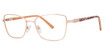 Genevieve Paris Design Eyeglasses Eternity gold