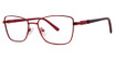 Genevieve Paris Design Eyeglasses Eternity matte burgundy