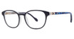 Lilly Pulitzer Eyeglasses Perri Navy Lucky Bamboo/NV