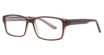 Broadway Eyeglasses Carlos Brown Crystal/BROWN CRYSTAL